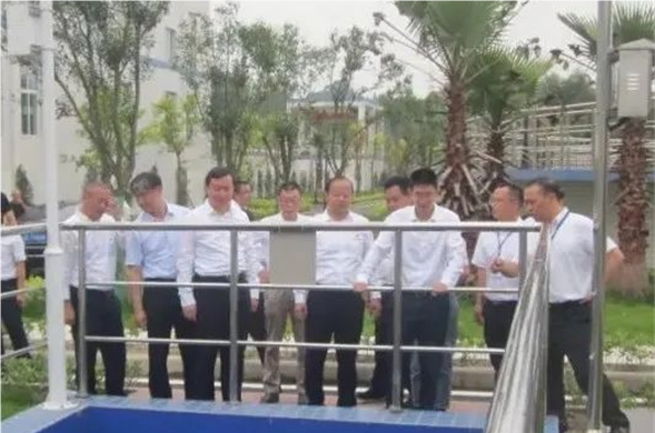 四川省副省长陈炜一行莅临乐山6008集团官方网站水务有限公司调研